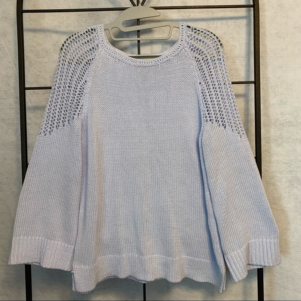 Loft Open Knit Pullover Sweater Women's Size S